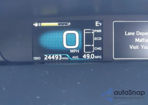 2019 Toyota Prius Xle z USA, uszkodzony, nr VIN JTDKARFUXK3084415